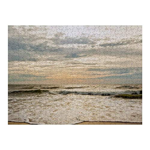 Virginia Beach Sunrise Rompecabezas de 1000 Piezas para Adultos y familias, Rompecabezas clásico con Motivos Finos, colección de Arte, 50 x 75 cm