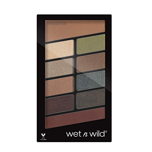 Wet n Wild - Color Icon 10 Pan Palette - Paleta de Sombras de Ojos Vegan - 10 Colores de Sombras Brillantes y Mates para el Día y la Noche, de Larga Duración y Fáciles de Mezclar - Comfort Zone