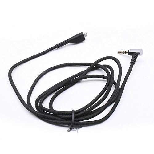 Xingsiyue Cable de Repuesto para SteelSeries Arctis 3/5/7/Pro Wireless/Pro Auriculares Gaming(Negro,2 m/6.6 pies)