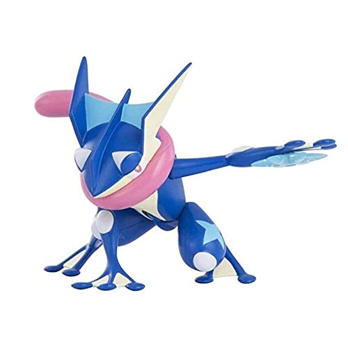YIGEYI Pokémon: Batalla Característica Greninja Figura de acción del Animado 2 Pulgadas de PVC Figuras de colección Modelo de Caracteres Estatua Juguetes