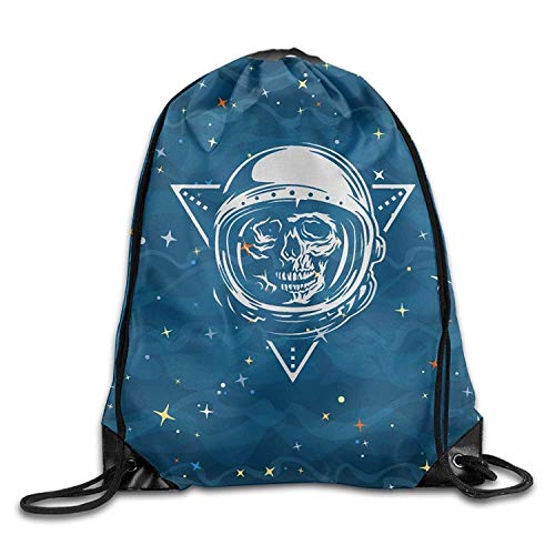 ZHIZIQIU Lost In Space Dead Astronaut In Spacesuit Trendy Drawstring String Bag Backpack Sackpack