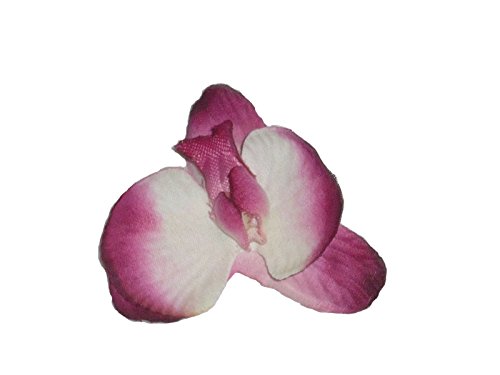 1 ojal de orquídea fucsia. Tamaño: 5 x 4,5 cm. Colado en broche. Creación artesanal. Accesorio para boda, hombre, joyería de boda y hombre