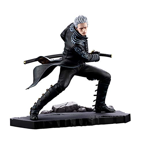 1/8 Figura De Acción Devil May Cry 5 PVC De Protección del Medio Ambiente 21Cm Vergil Estatuas De Juguete Regalos De Cumpleaños para Niños