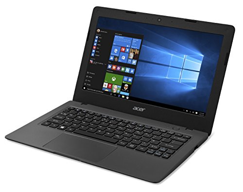 Acer Aspire One 11 AO1-131-C7U3 - Portátil de 11.6" (Intel Celeron N3050, 2 GB de RAM, SSD de 32 GB, Windows 10 Home), gris mineral -Teclado QWERTY Español