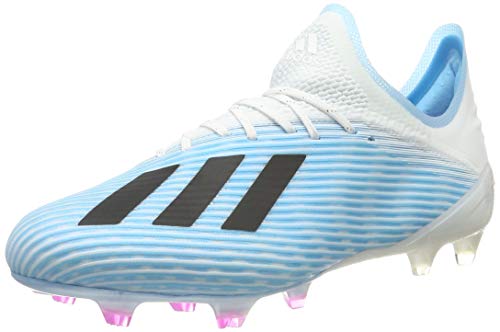 adidas X 19.1 FG, Zapatillas de Fútbol Hombre, Azul (Bright Cyan/Core Black/Shock Pink Bright Cyan/Core Black/Shock Pink), 48 EU
