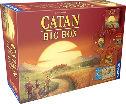 Asmodee - Catan: Big Box, FICATBB01, juego familiar de mesa (versión francesa)