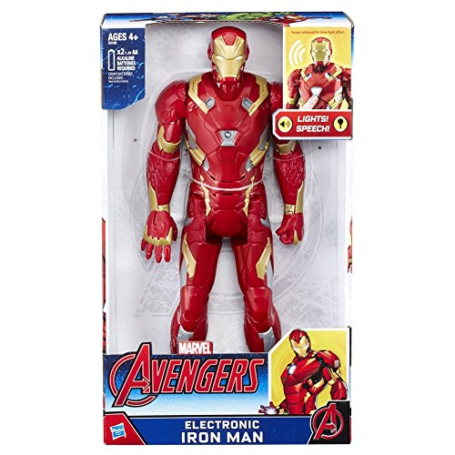Avengers - Figura electrónica Iron Man, versión española (Hasbro C2162105)