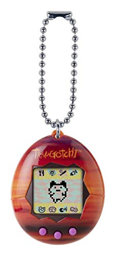 BANDAI-42865 Tamagotchi Original Sunset – Alimentar, cuidar, nutrir – Mascota Virtual con Cadena para Jugar sobre la Marcha, Color Atardecer (42865)