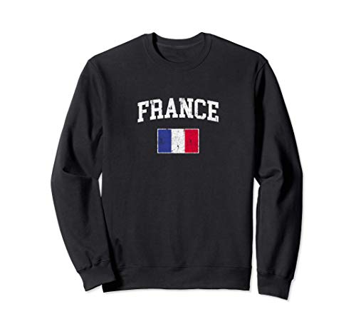 Bandera de Francia Vintage origen francés Sudadera