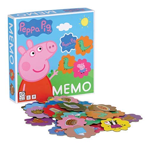 Barbo Toys Peppa Pig Memory Toy Niños a Partir de 3 años, estimula la Memoria y Las Habilidades motoras, Contiene 36 Piezas, con Licencia Oficial