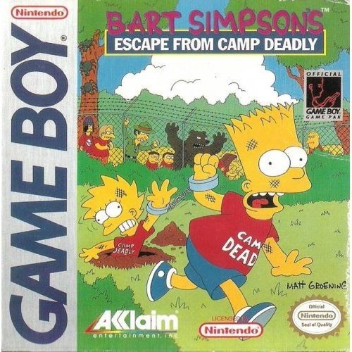 Bart Simpsons Escape from Camp Deadly (Game Boy) [Importación alemana]
