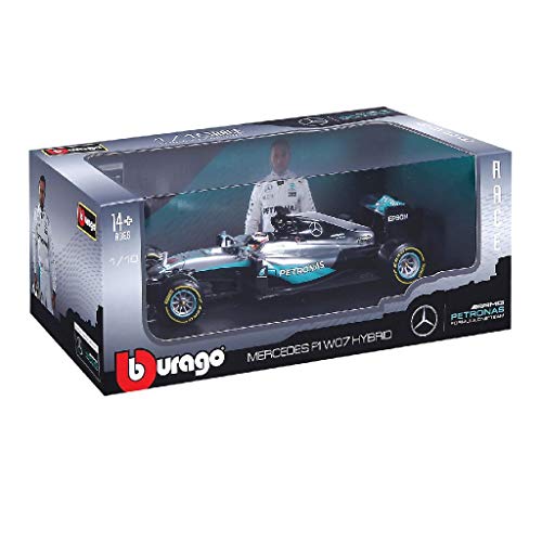 Bburago burago 1/18 Scale 18 – 18001 – Mercedes F1 W07 Hybrid – Lewis Hamilton