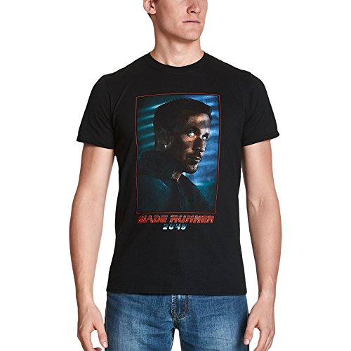 Blade Runner para Hombre de la Camiseta Oficial de Agente K para la película de 2049 de algodón Negro - XXL