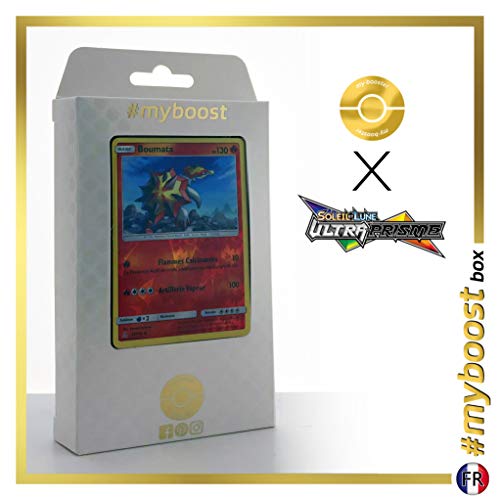 Boumata 27/156 Holo Reverse - #myboost X Soleil & Lune 5 Ultra-Prisme - Coffret de 10 Cartes Pokémon Françaises