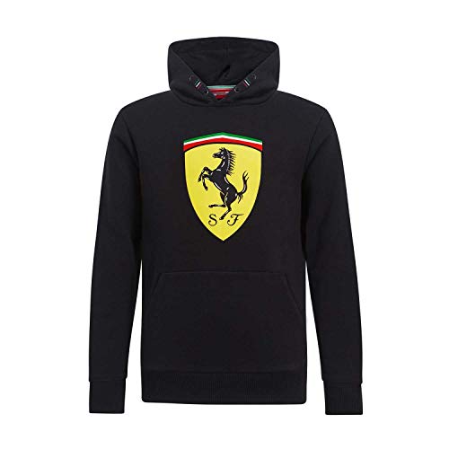 Branded Sports Merchandising B.V. Scuderia Ferrari F1 - Sudadera con capucha para niños, color negro, 3-4 años, Negro
