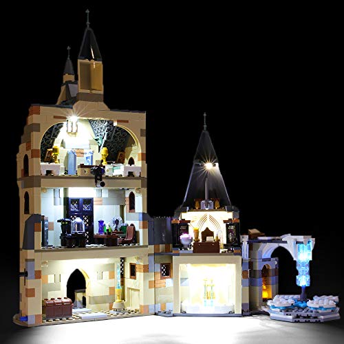BRIKSMAX Kit de Iluminación Led para Lego Harry Potter Torre del Reloj de Hogwarts, Compatible con Ladrillos de Construcción Lego Modelo 75948, Juego de Legos no Incluido