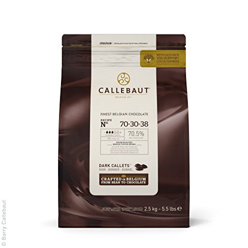 Callebaut 70,4% pepitas de Chocolate Negro (callets) 2.5kg