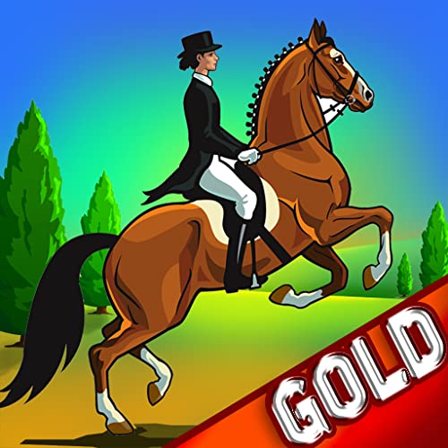 carrera de caballos de montar a la agilidad: el concurso de saltos de obstáculos de doma - gold edition