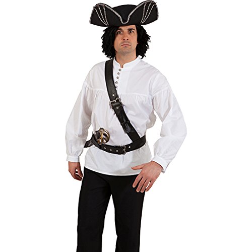 Cinturón de Pirata Piratas cinturón de Cinta con diseño de Espada Pirata Negro para Pistolas Vaquero Hebilla de cinturón del Carnaval Piratas para Accesorios de Disfraces