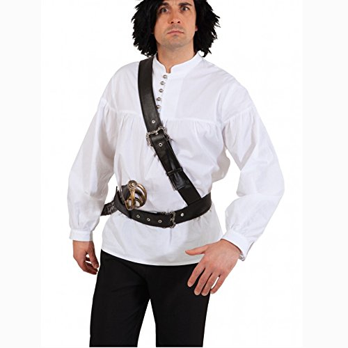 Cinturón pirata, color negro