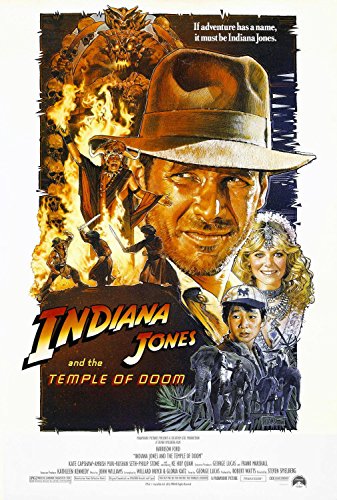 Close Up Póster Indiana Jones Temple of Doom (68cm x 101cm) + Embalaje para Regalo
