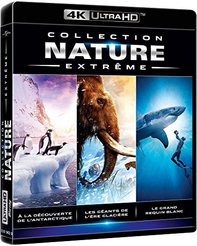 Collection Nature Extreme : À la découverte de l'Antarctique + Les géants de l'ère glacière + Le grand requin blanc [Italia] [Blu-ray]