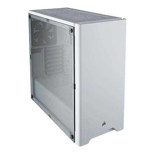 Corsair Carbide 275R - Caja de ordenador semitorre para juegos (ATX Mid-Tower ventana), blanco