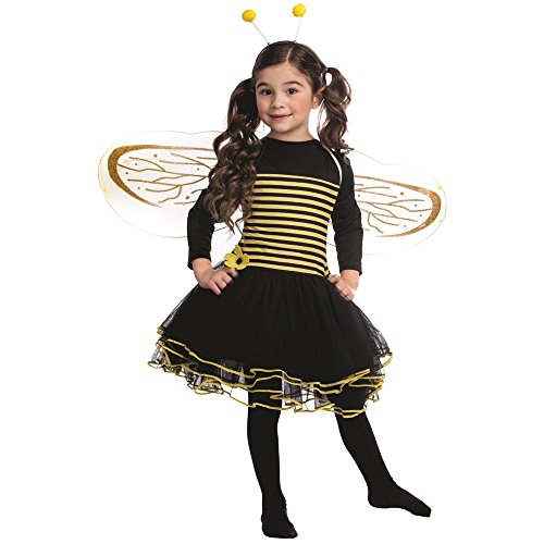 Dress Up America Conjunto de Disfraces de abejorro para niñas Vestido de Mangas de Abeja