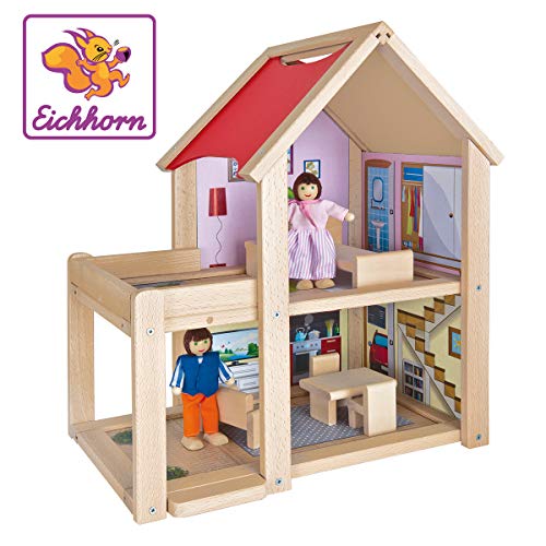 Eichhorn - Casa de muñecas de Madera con Figuras ( 100002501)