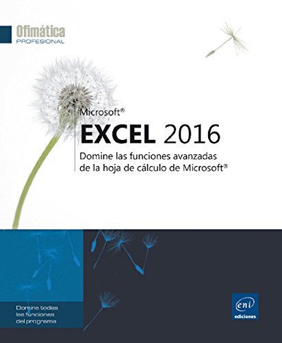Excel 2016. Domine Las Funciones Avanzadas De La Hoja De Cálculo De Microsoft