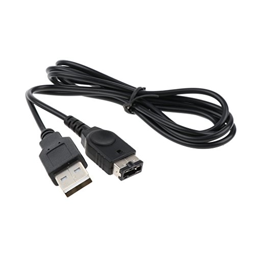 F Fityle Cable de sincronización de Datos del Cable de Carga USB de 1.2M Compatible con la Consola NBA de Gameboy Advance GBA u0026 SP