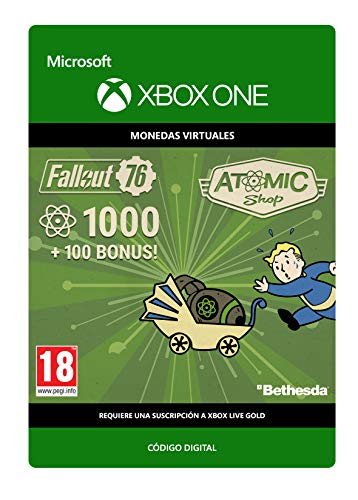 Fallout 76: 1000 (+100 Bonus) Atoms | Xbox One - Código de descarga