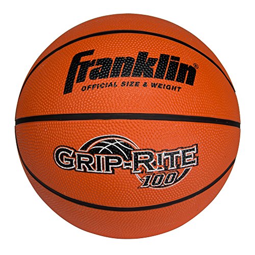 Franklin Sports Grip-Rite 100 - Balón de Baloncesto (Goma, Talla 7)