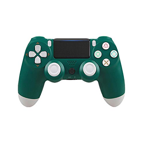 Game Controller Pc, Bluetooth Joystick Inalámbrico / Con Cable Para PS4 Controller Fit Wireless Bluetooth Para PS4 Game Controller Con Indicador Bar-Alpine Green-