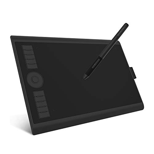 GAOMON M10K Pro 10 * 6.25'' Tableta Gráfica de Dibujo con 8192 Presión Stylus sin Batería Soporta Función OTG