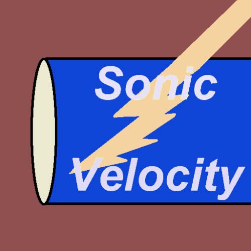 Gas Sonic Velocity in Pipes Free