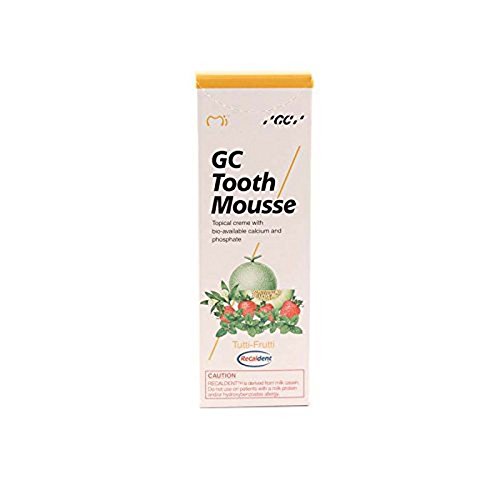 Gc Tooth Mousse Crema De Protección Diente Tutti-Frutti, 1-Pack (1 X 40 G)