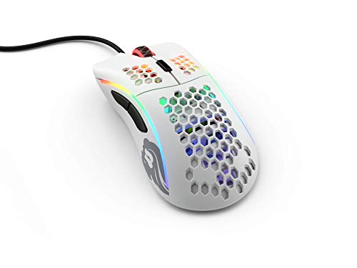 Glorious PC Gaming Race Model D Gaming-Maus - Blanco Mate, GD-White