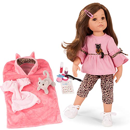 Götz 2059094 Hannah At Her Friend - 50 cm Standing-Doll with Brown Hair and Brown Eyes - Suitable Agegroup 3+