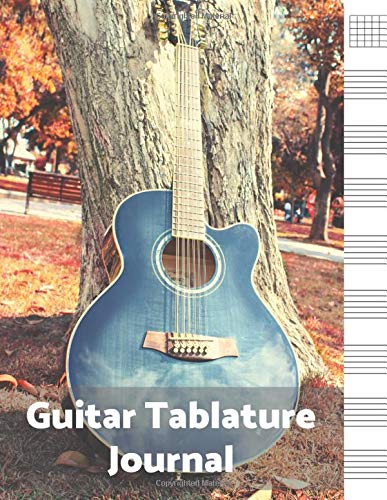 Guitar Tablature Journal: Blank Sheet Music For Guitar, Music Manuscript Paper, 6 String Chord, Staff and Title Music Paper For Guitar Players, Musicians, Teachers and Students (100 Pages 8.5 x 11 )