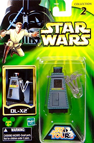 Hasbro DL-X2 Droid de la serie Star Tours – Star Wars Power of The Jedi Collection.