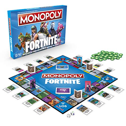Hasbro Monopoly: Fortnite Party board game Adultos - Juego de tablero [Version Alemana]