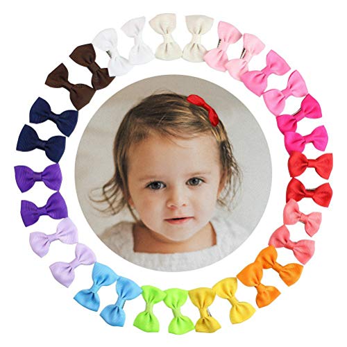 HBF 30 Piezas Clips Para Pelo Bebe Niña 15 Colores Orquillas Para Niñas Accesorio Para La Cabeza