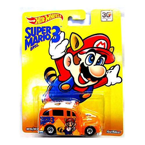Hot Wheels Super Mario Brothers 3 SCHOOL BUSTED real riders rare 30TH SUPER MARIO by Hot Wheels