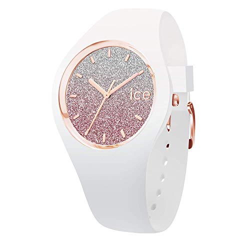 Ice-Watch - ICE lo White pink - Reloj bianco para Mujer con Correa de silicona - 013431 (Medium)