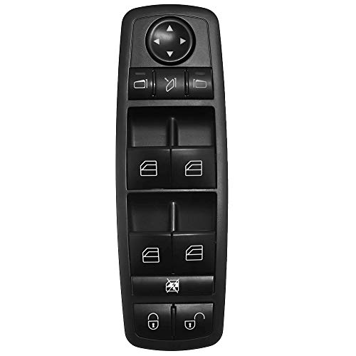 KAOLALI A1698206710 1698206710 Botonera Elevaluna Interruptor de Ventana Principal Compatible para Mercedes-Benz Clase A W169 Clase B W245