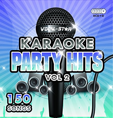 Karaoke Party Hits Vol 2 CDG CD+G Disc Set - 150 Songs on 8 Discs (Adele, Edd Sheeran, Coldplay, Abba, Beatles, Frank Sinatra, One Direction)