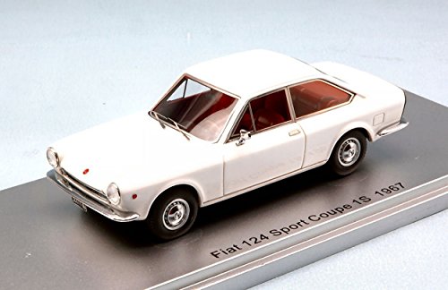 Kess Model KS43010111 FIAT 124 Sport Coupe' 1S 1967 White ED.LIM.PCS 250 1:43 Compatible con