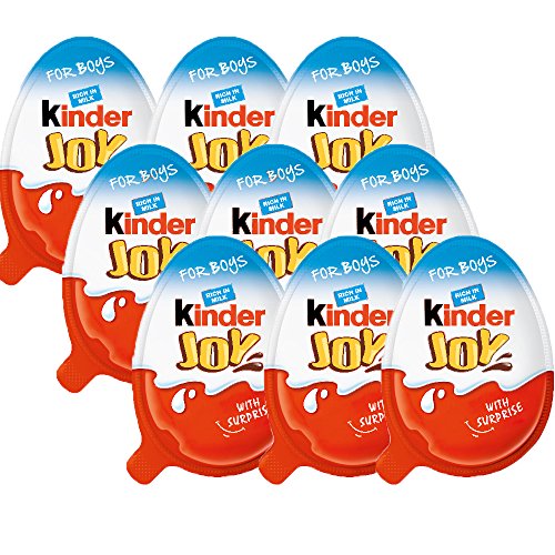 Kinder 3 cajas (9 huevos) sorpresa caliente de Chocolate alegría para niño con ruedas dentro de