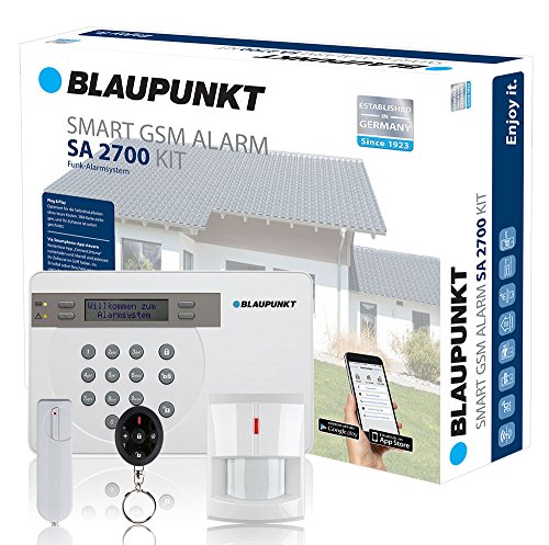 Kit Alarma de Seguridad Blaupunkt SA 2700. SIN Cuotas Mensuales, fácil de instalar, alarma para tu hogar o negocio. Controla tu alarma desde tu Smartphone con la App Gratuita Connect2Home de Blaupunkt.